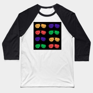 Colorful Swag Sunglasses Baseball T-Shirt